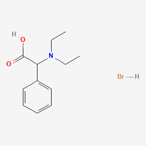 molecular formula C12H18BrNO2 B1522545 2-(二乙基氨基)-2-苯乙酸盐酸盐 CAS No. 1258639-34-7