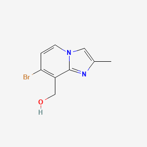 (7-Bromo-2-methylimidazo[1,2-a]pyridin-8-yl)methanol