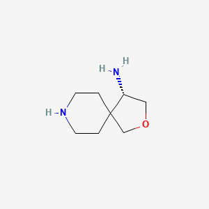 molecular formula C8H16N2O B15225500 (S)-2-Oxa-8-azaspiro[4.5]decan-4-amine 