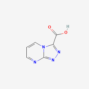 molecular formula C6H4N4O2 B15225535 [1,2,4]Triazolo[4,3-a]pyrimidine-3-carboxylic acid 