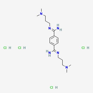 N1,N4-Bis(3-(dimethylamino)propyl)terephthalimidamide tetrahydrochloride