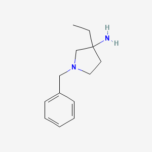 1-Benzyl-3-ethylpyrrolidin-3-amine