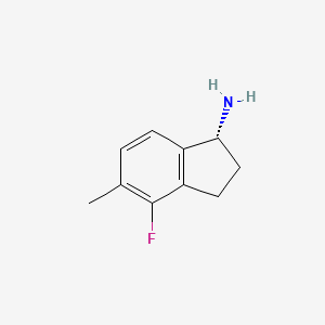 (R)-4-Fluoro-5-methyl-2,3-dihydro-1H-inden-1-amine