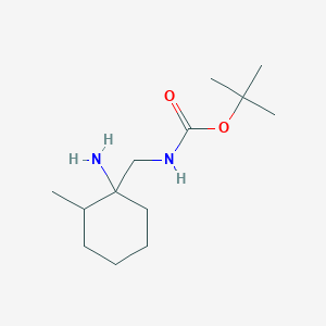 tert-butyl N-[(1-amino-2-methylcyclohexyl)methyl]carbamate