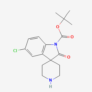 tert-Butyl 5-chloro-2-oxospiro[indoline-3,4'-piperidine]-1-carboxylate