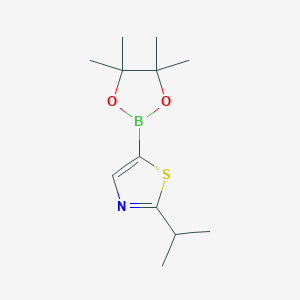 2-Isopropyl-5-(4,4,5,5-tetramethyl-1,3,2-dioxaborolan-2-yl)thiazole