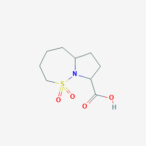 1,1-dioxo-2,3,4,5,5a,6,7,8-octahydropyrrolo[1,2-b]thiazepine-8-carboxylic acid