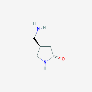 (4R)-4-(aminomethyl)pyrrolidin-2-one
