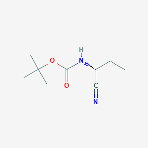 tert-butyl N-[(1R)-1-cyanopropyl]carbamate