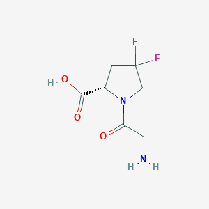 (S)-4,4-Difluoro-1-glycylpyrrolidine-2-carboxylic acid