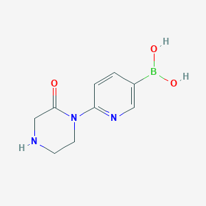 (6-(2-Oxopiperazin-1-yl)pyridin-3-yl)boronic acid