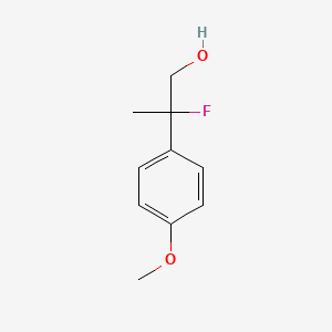 2-Fluoro-2-(4-methoxyphenyl)propan-1-ol