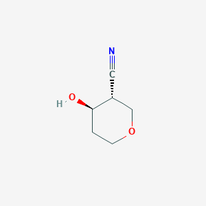 (3R,4R)-4-Hydroxytetrahydro-2H-pyran-3-carbonitrile