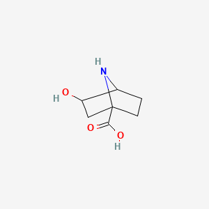 3-Hydroxy-7-azabicyclo[2.2.1]heptane-1-carboxylic acid