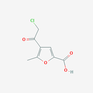 4-(2-Chloroacetyl)-5-methylfuran-2-carboxylic acid