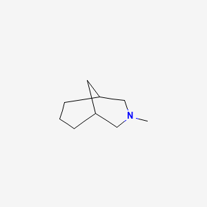 molecular formula C9H17N B15225795 3-Methyl-3-azabicyclo[3.3.1]nonane 