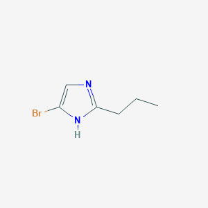 molecular formula C6H9BrN2 B1522580 5-溴-2-丙基-1H-咪唑 CAS No. 1268334-93-5