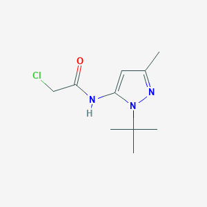 N-(1-tert-butyl-3-methyl-1H-pyrazol-5-yl)-2-chloroacetamide