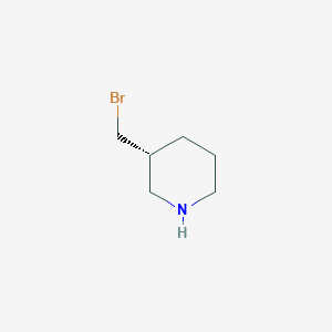 molecular formula C6H12BrN B15225851 (R)-3-(Bromomethyl)piperidine 