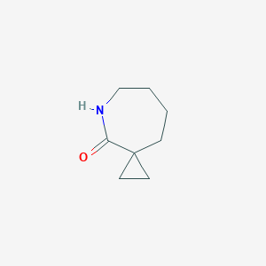 molecular formula C8H13NO B15225871 5-Azaspiro[2.6]nonan-4-one 