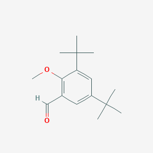 molecular formula C16H24O2 B152259 3,5-二叔丁基-2-甲氧基苯甲醛 CAS No. 135546-15-5