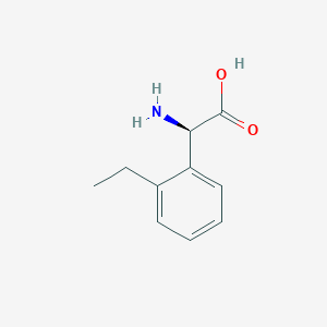 molecular formula C10H13NO2 B15225905 (R)-2-Amino-2-(2-ethylphenyl)acetic acid 