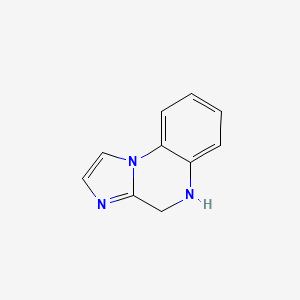 molecular formula C10H9N3 B15225908 4,5-Dihydroimidazo[1,2-a]quinoxaline 