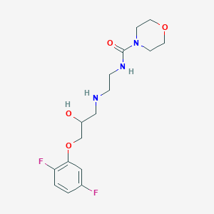 N-(2-((3-(2,5-Difluorophenoxy)-2-hydroxypropyl)amino)ethyl)morpholine-4-carboxamide