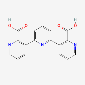 3-[6-(2-carboxypyridin-3-yl)pyridin-2-yl]pyridine-2-carboxylic acid