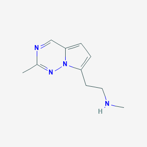 N-Methyl-2-(2-methylpyrrolo[2,1-f][1,2,4]triazin-7-yl)ethan-1-amine