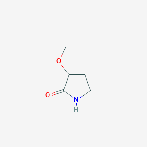 molecular formula C5H9NO2 B15225963 3-Methoxypyrrolidin-2-one 