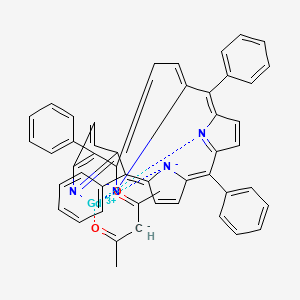 Gd(III) meso-Tetraphenyl porphine 2,4-pentane dionate