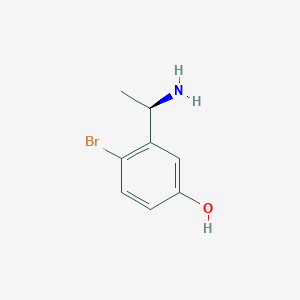 (R)-3-(1-Aminoethyl)-4-bromophenol