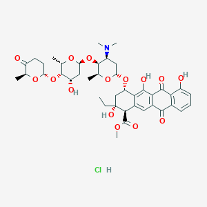 molecular formula C42H54ClNO15 B015226 Aclarubicin hydrochloride CAS No. 75443-99-1