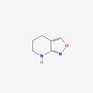 molecular formula C6H8N2O B15226005 1,4,5,6-Tetrahydroisoxazolo[3,4-b]pyridine 