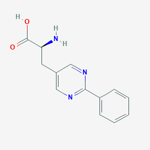 (S)-2-Amino-3-(2-phenylpyrimidin-5-yl)propanoic acid