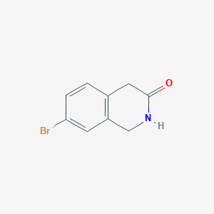 molecular formula C9H8BrNO B1522602 7-Bromo-1,2-dihydroisoquinolin-3(4H)-one CAS No. 943751-93-7