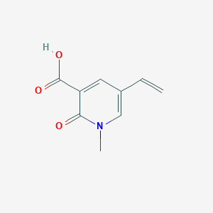 1-Methyl-2-oxo-5-vinyl-1,2-dihydropyridine-3-carboxylic acid