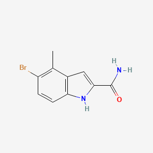 5-Bromo-4-methyl-1H-indole-2-carboxamide