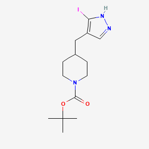 tert-Butyl 4-((3-iodo-1H-pyrazol-4-yl)methyl)piperidine-1-carboxylate