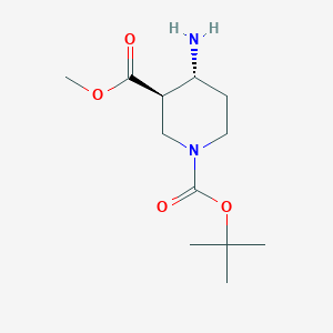 1-(tert-Butyl) 3-methyl (3R,4R)-4-aminopiperidine-1,3-dicarboxylate