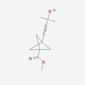 Methyl 3-(3-hydroxy-3-methylbut-1-yn-1-yl)bicyclo[1.1.1]pentane-1-carboxylate