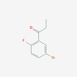 B1522613 1-(5-Bromo-2-fluorophenyl)propan-1-one CAS No. 864774-65-2