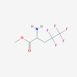 Methyl 2-amino-4,4,5,5,5-pentafluoropentanoate