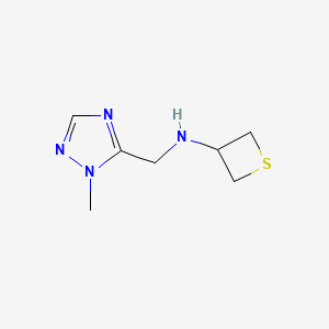 N-((1-Methyl-1H-1,2,4-triazol-5-yl)methyl)thietan-3-amine