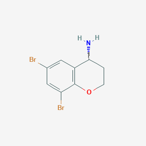 (R)-6,8-dibromochroman-4-amine