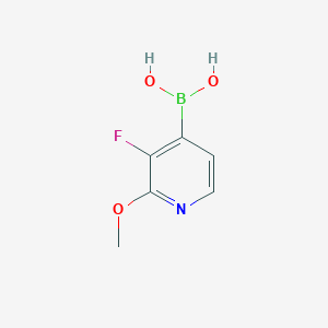 molecular formula C6H7BFNO3 B1522628 (3-Fluoro-2-methoxypyridin-4-yl)boronic acid CAS No. 1598387-84-8