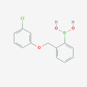 (2-((3-Chlorophenoxy)methyl)phenyl)boronic acid
