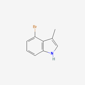 molecular formula C9H8BrN B1522634 4-bromo-3-methyl-1H-indole CAS No. 475039-81-7