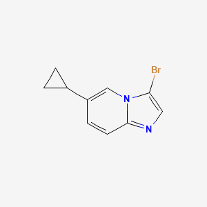 3-Bromo-6-cyclopropylimidazo[1,2-a]pyridine